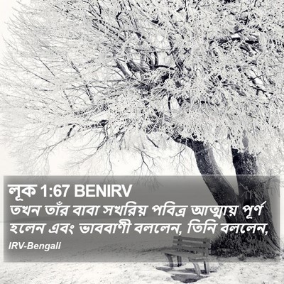 লূক 1:67 BENIRV Bible Verse Image