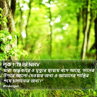 লূক 1:79 BENIRV Bible Verse Image