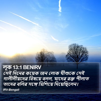 লূক 13:1 BENIRV Bible Verse Image