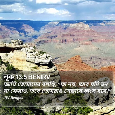 লূক 13:5 BENIRV Bible Verse Image