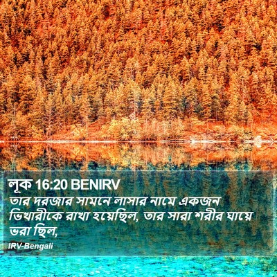 লূক 16:20 BENIRV Bible Verse Image