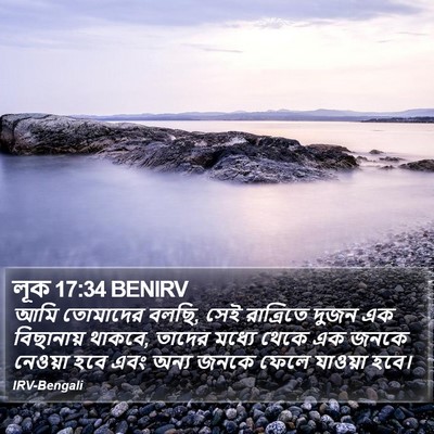 লূক 17:34 BENIRV Bible Verse Image