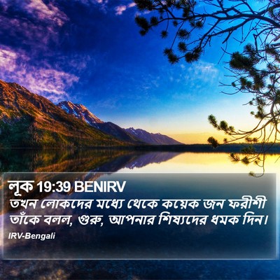 লূক 19:39 BENIRV Bible Verse Image
