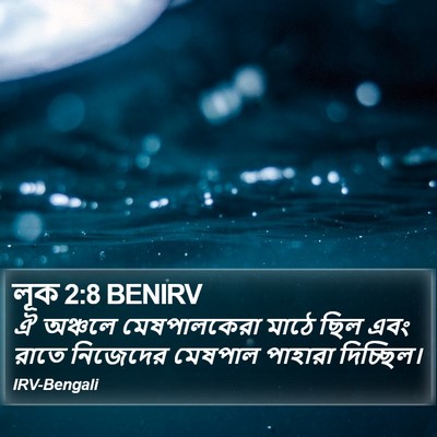 লূক 2:8 BENIRV Bible Verse Image