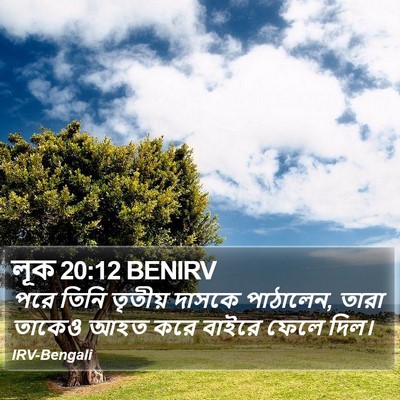 লূক 20:12 BENIRV Bible Verse Image