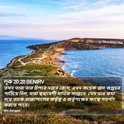 লূক 20:20 BENIRV Bible Verse Image
