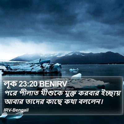 লূক 23:20 BENIRV Bible Verse Image