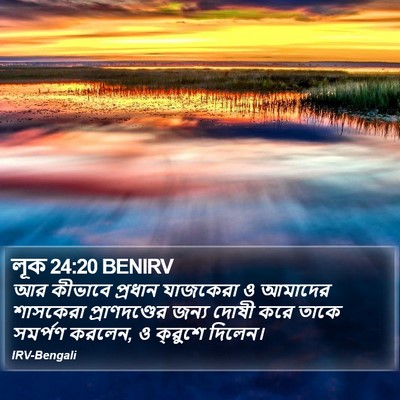 লূক 24:20 BENIRV Bible Verse Image