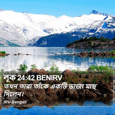 লূক 24:42 BENIRV Bible Verse Image