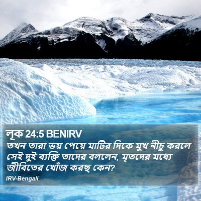 লূক 24:5 BENIRV Bible Verse Image