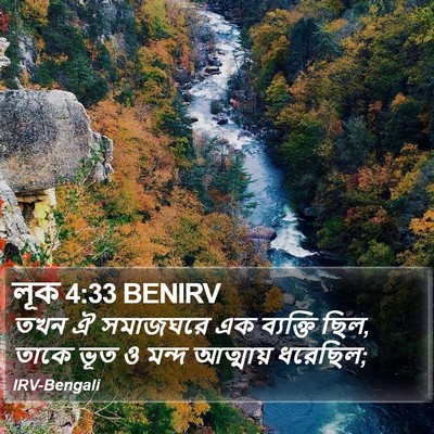 লূক 4:33 BENIRV Bible Verse Image