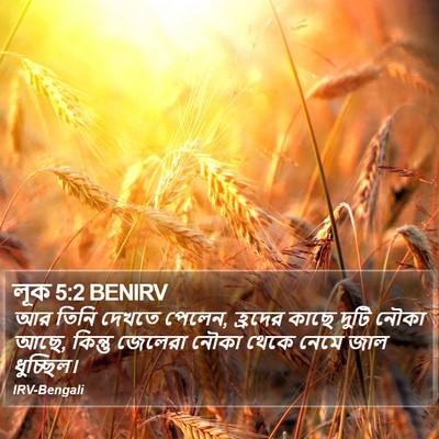লূক 5:2 BENIRV Bible Verse Image