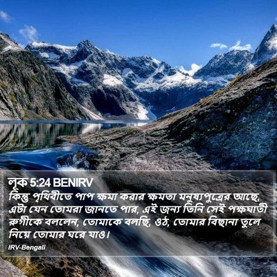 লূক 5:24 BENIRV Bible Verse Image