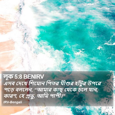 লূক 5:8 BENIRV Bible Verse Image