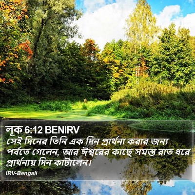 লূক 6:12 BENIRV Bible Verse Image