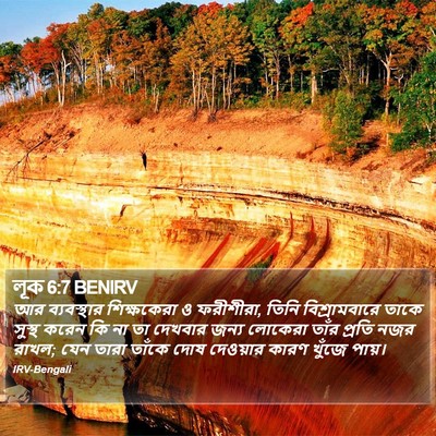 লূক 6:7 BENIRV Bible Verse Image