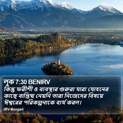 লূক 7:30 BENIRV Bible Verse Image