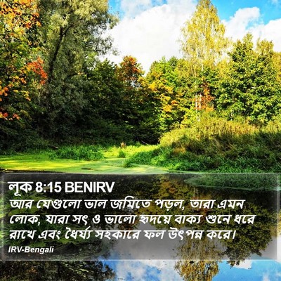 লূক 8:15 BENIRV Bible Verse Image