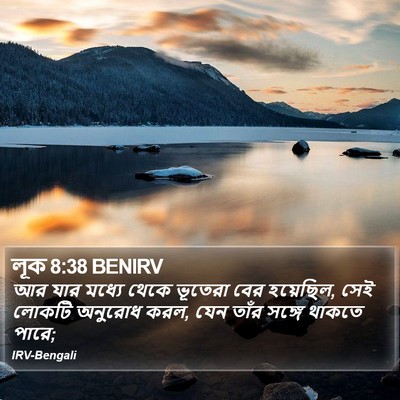 লূক 8:38 BENIRV Bible Verse Image