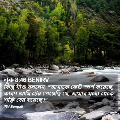 লূক 8:46 BENIRV Bible Verse Image