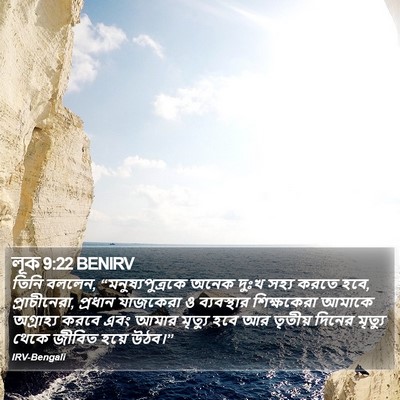 লূক 9:22 BENIRV Bible Verse Image