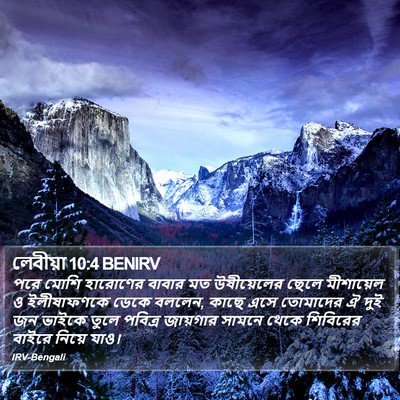লেবীয়া 10:4 BENIRV Bible Verse Image