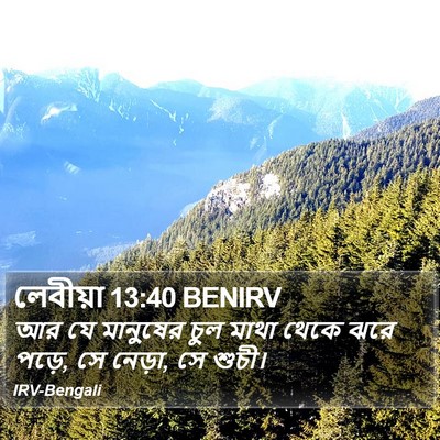 লেবীয়া 13:40 BENIRV Bible Verse Image