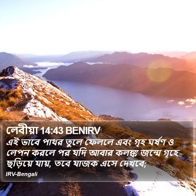 লেবীয়া 14:43 BENIRV Bible Verse Image