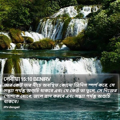 লেবীয়া 15:10 BENIRV Bible Verse Image