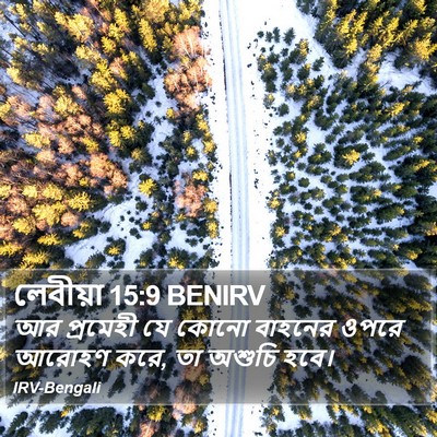 লেবীয়া 15:9 BENIRV Bible Verse Image