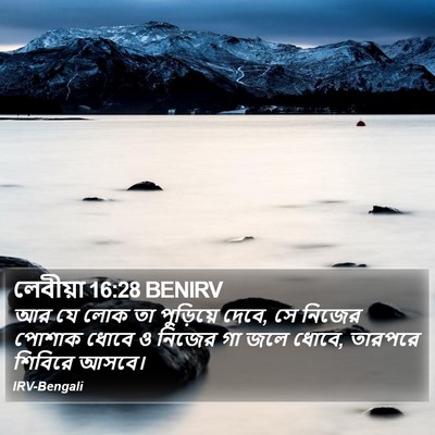 লেবীয়া 16:28 BENIRV Bible Verse Image