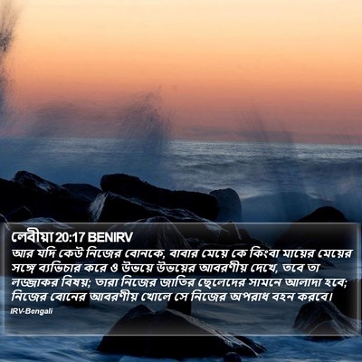 লেবীয়া 20:17 BENIRV Bible Verse Image