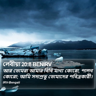 লেবীয়া 20:8 BENIRV Bible Verse Image