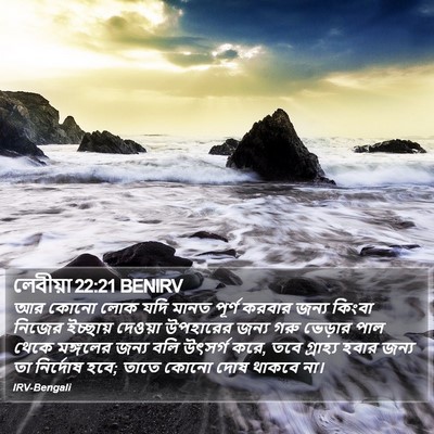 লেবীয়া 22:21 BENIRV Bible Verse Image