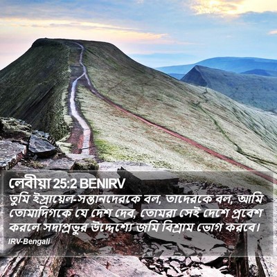 লেবীয়া 25:2 BENIRV Bible Verse Image