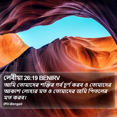 লেবীয়া 26:19 BENIRV Bible Verse Image
