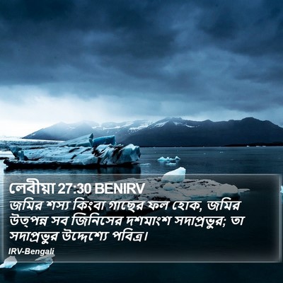 লেবীয়া 27:30 BENIRV Bible Verse Image