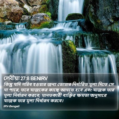 লেবীয়া 27:8 BENIRV Bible Verse Image