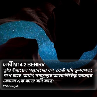 লেবীয়া 4:2 BENIRV Bible Verse Image