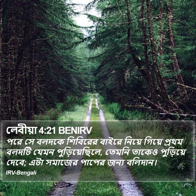 লেবীয়া 4:21 BENIRV Bible Verse Image