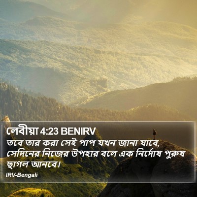 লেবীয়া 4:23 BENIRV Bible Verse Image
