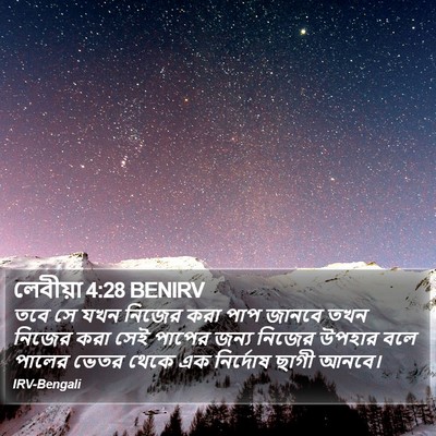 লেবীয়া 4:28 BENIRV Bible Verse Image