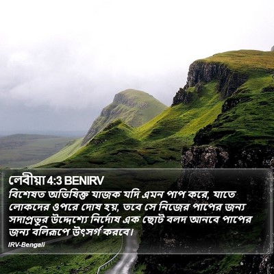 লেবীয়া 4:3 BENIRV Bible Verse Image
