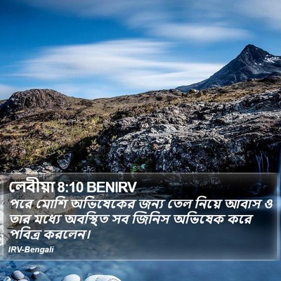 লেবীয়া 8:10 BENIRV Bible Verse Image