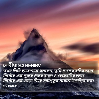 লেবীয়া 9:2 BENIRV Bible Verse Image