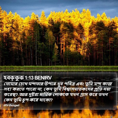 হবক্কুক 1:13 BENIRV Bible Verse Image