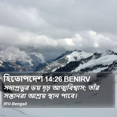 হিতোপদেশ 14:26 BENIRV Bible Verse Image