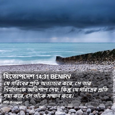 হিতোপদেশ 14:31 BENIRV Bible Verse Image