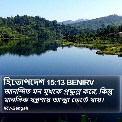 হিতোপদেশ 15:13 BENIRV Bible Verse Image