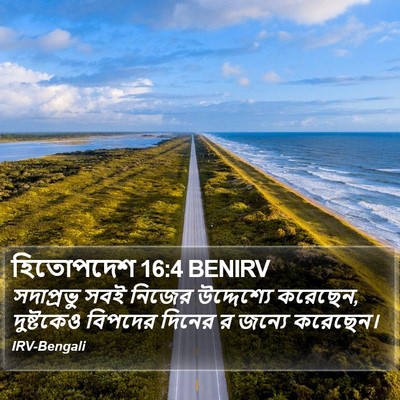 হিতোপদেশ 16:4 BENIRV Bible Verse Image